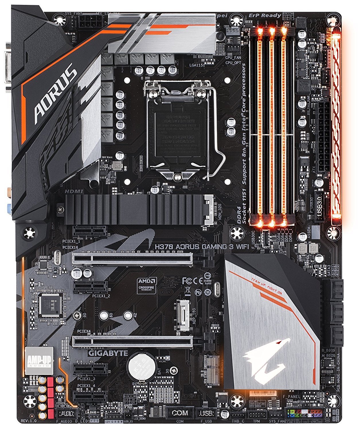 Gigabyte GAH370 Aorus Gaming 3 Wifi Motherboard at Mighty Ape NZ