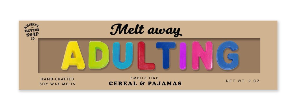 Whiskey River Co: Melt Away Wax Melts - Adulting image