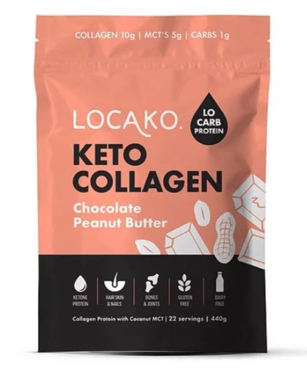 Locako: Keto Collagen Protein - Chocolate Peanut Butter (440g) image