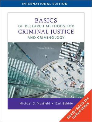 Basics of Research Methods for Criminal Justice and Criminology on Paperback by Michael G Maxfield