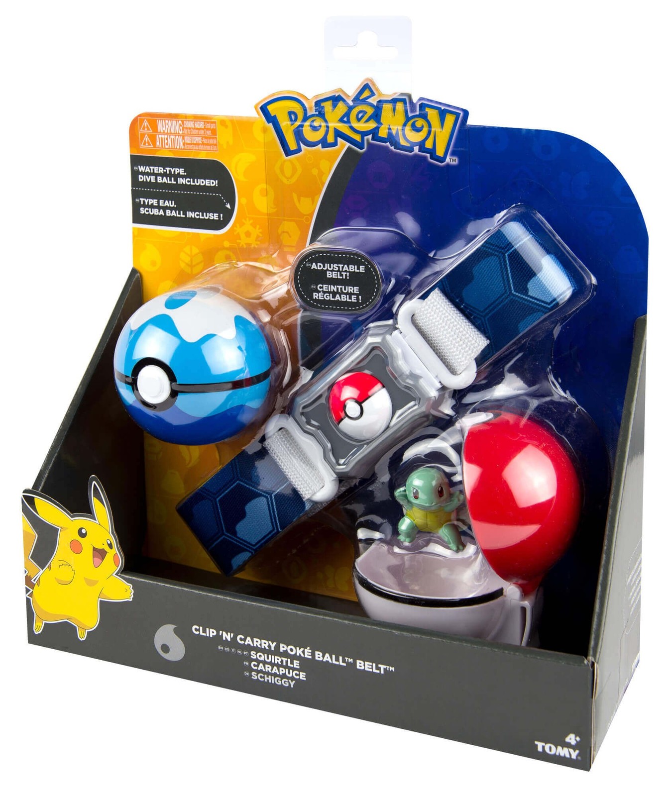 Pokémon: Poke Ball Belt (Water) - Clip N Carry Set image