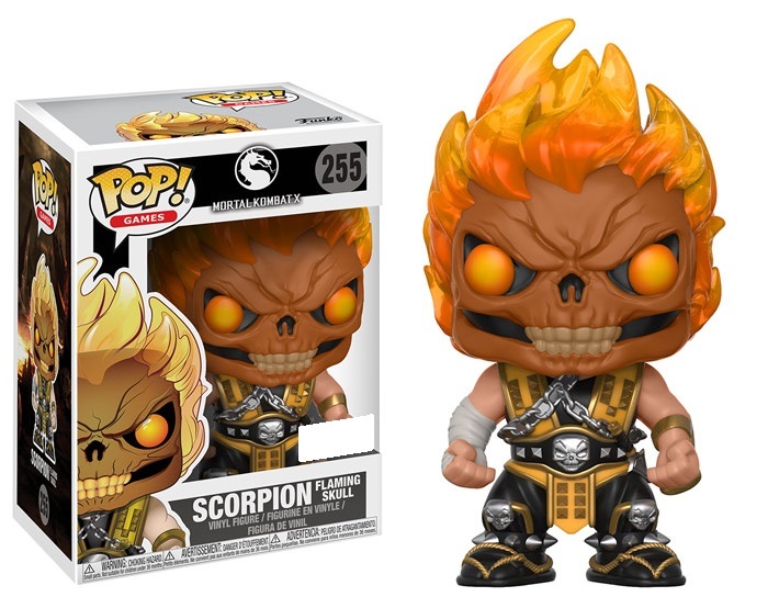 Mortal Kombat - Scorpion (Flaming Skull Ver.) Pop! Vinyl Figure image
