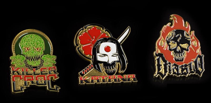 Suicide Squad Lapel Pins — Set 2