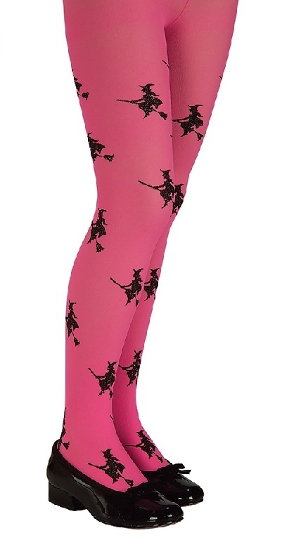 Rubie's: Glitter Witch Tights - Pink (Small) image