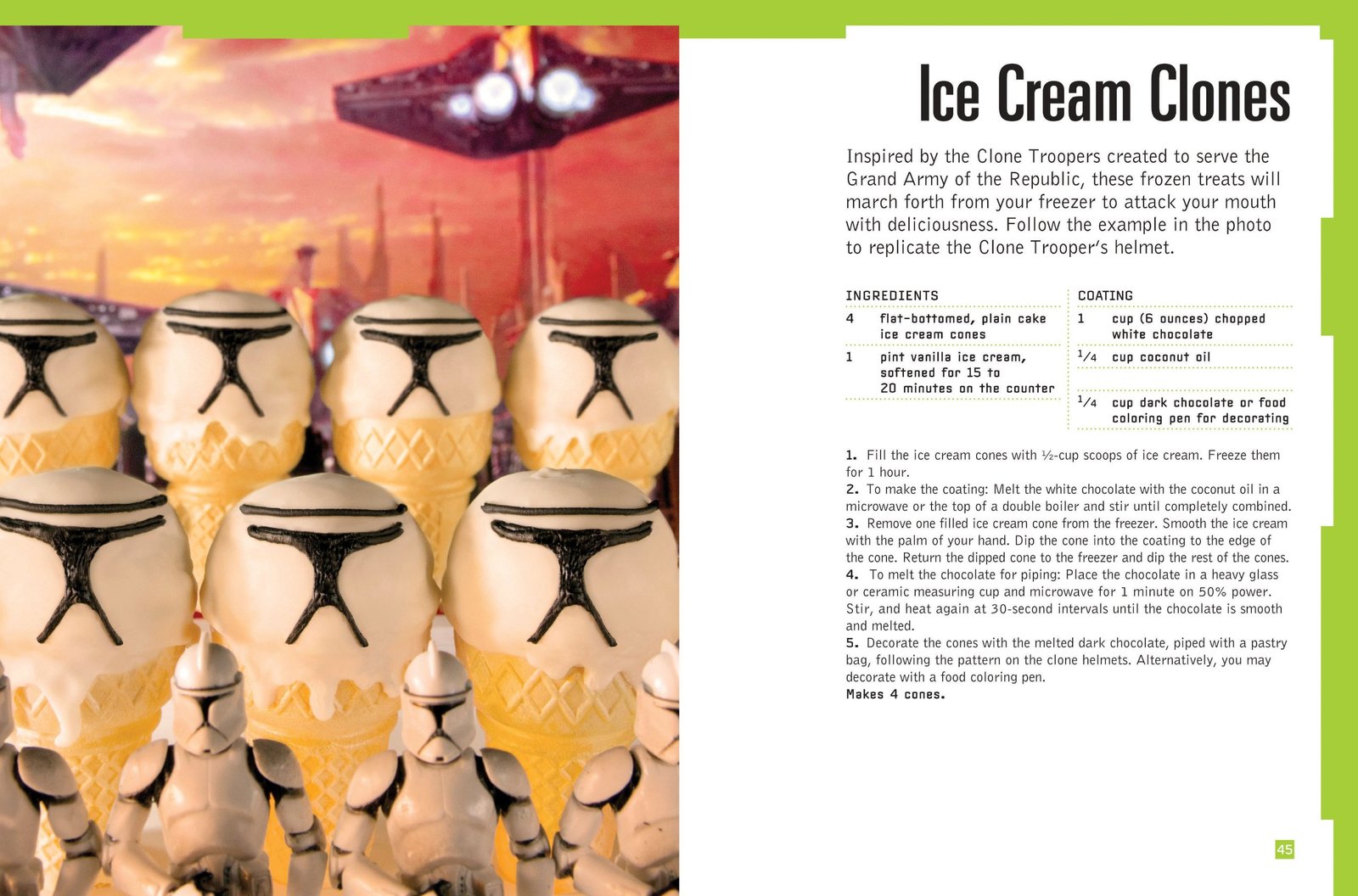 Star Wars Cookbook Ice Sabers Kit: 30 Chilled Treats Using the Force of Your Freezer! by Lara Starr image