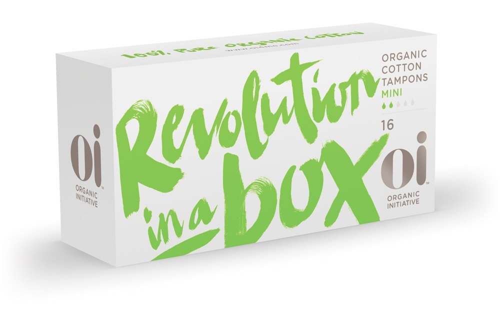 Buy Oi Organic Cotton Tampons nonapplicator (Mini, 16s) at Mighty Ape NZ