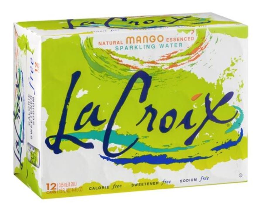 La Croix Sparkling Water - Mango 355ml Can (12 Pack) image