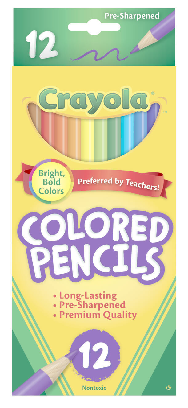 Crayola: 12 Full Size Coloured Pencils image