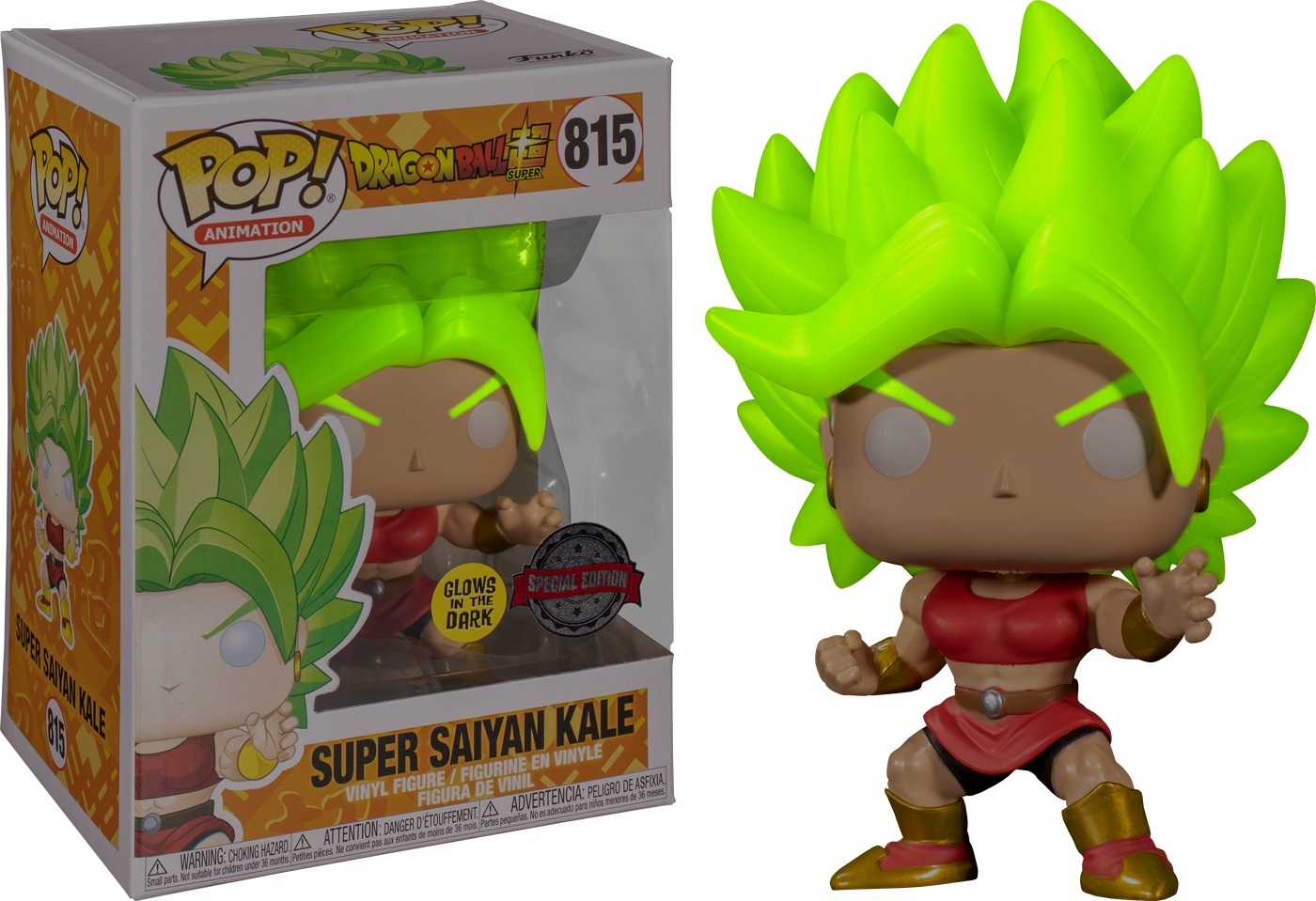 Dragon Ball Super - SS Kale (Glow) Pop! Vinyl Figure image