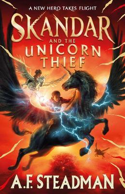Skandar and the Unicorn Thief by A.F. Steadman image