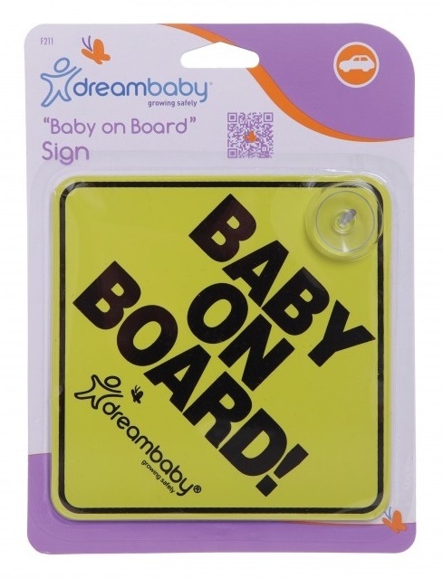 Dreambaby Baby on Board Sign image