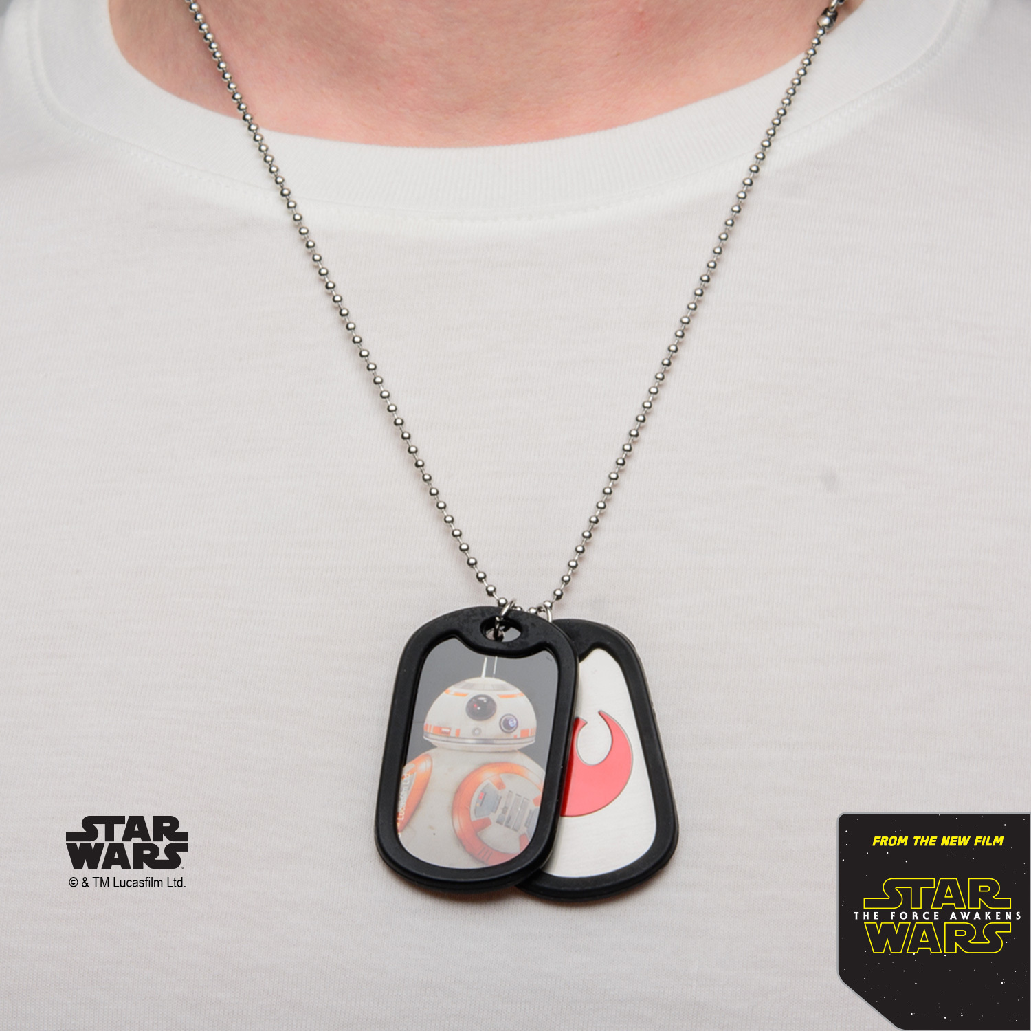 Star Wars Episode 7 BB-8 Dog Tags