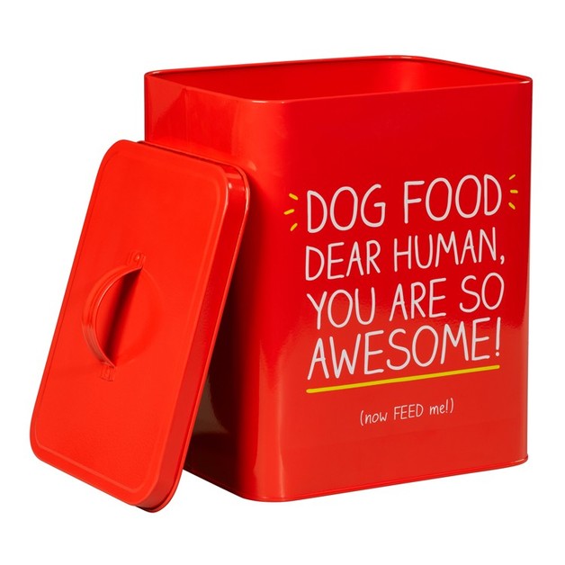 large dog food tin