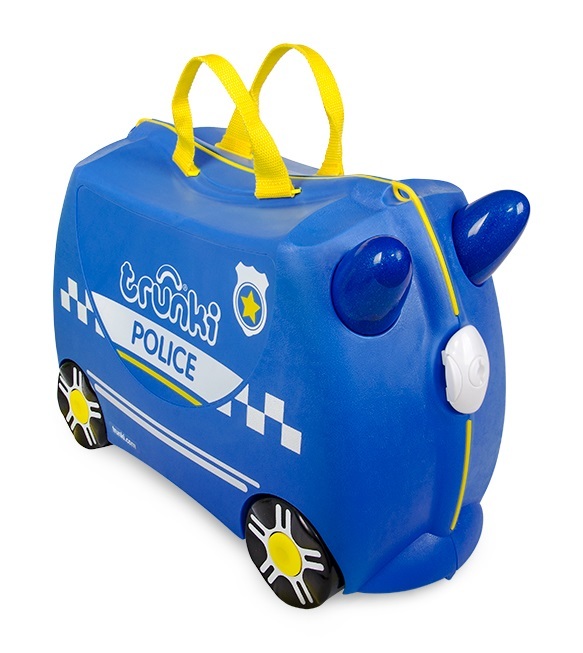 Percy Police Car Trunki - Ride-On Suitcase image