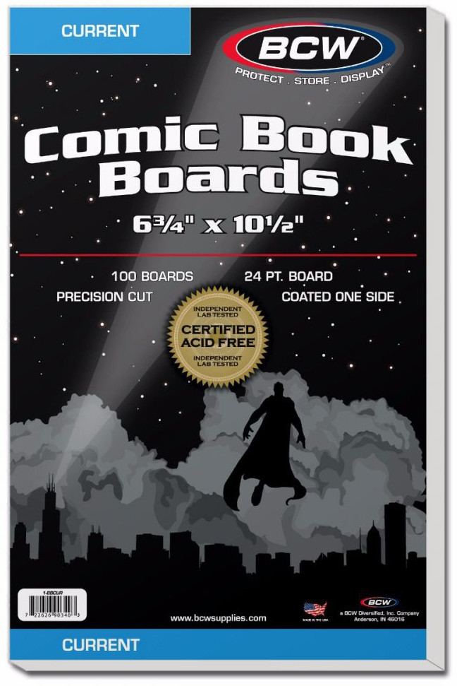 BCW: Comic Backing Boards - Current (6.75" x 10.5") image