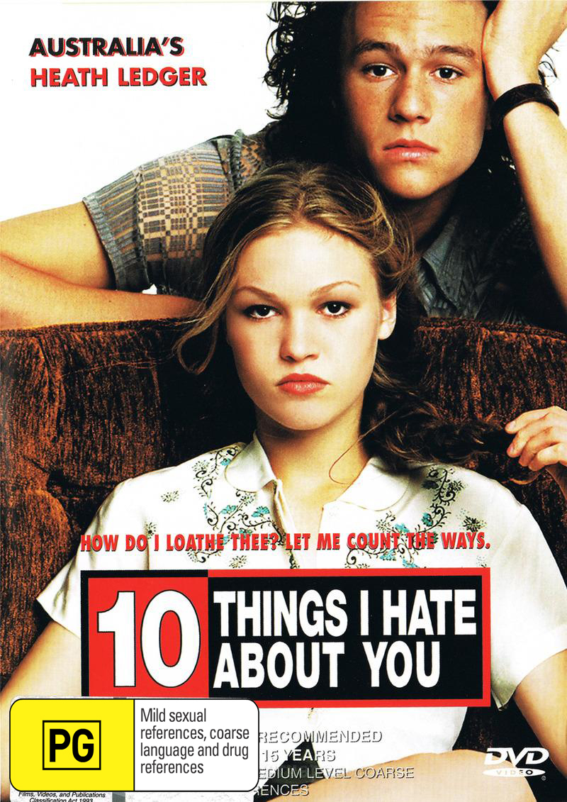 10 Things I Hate About You on DVD image