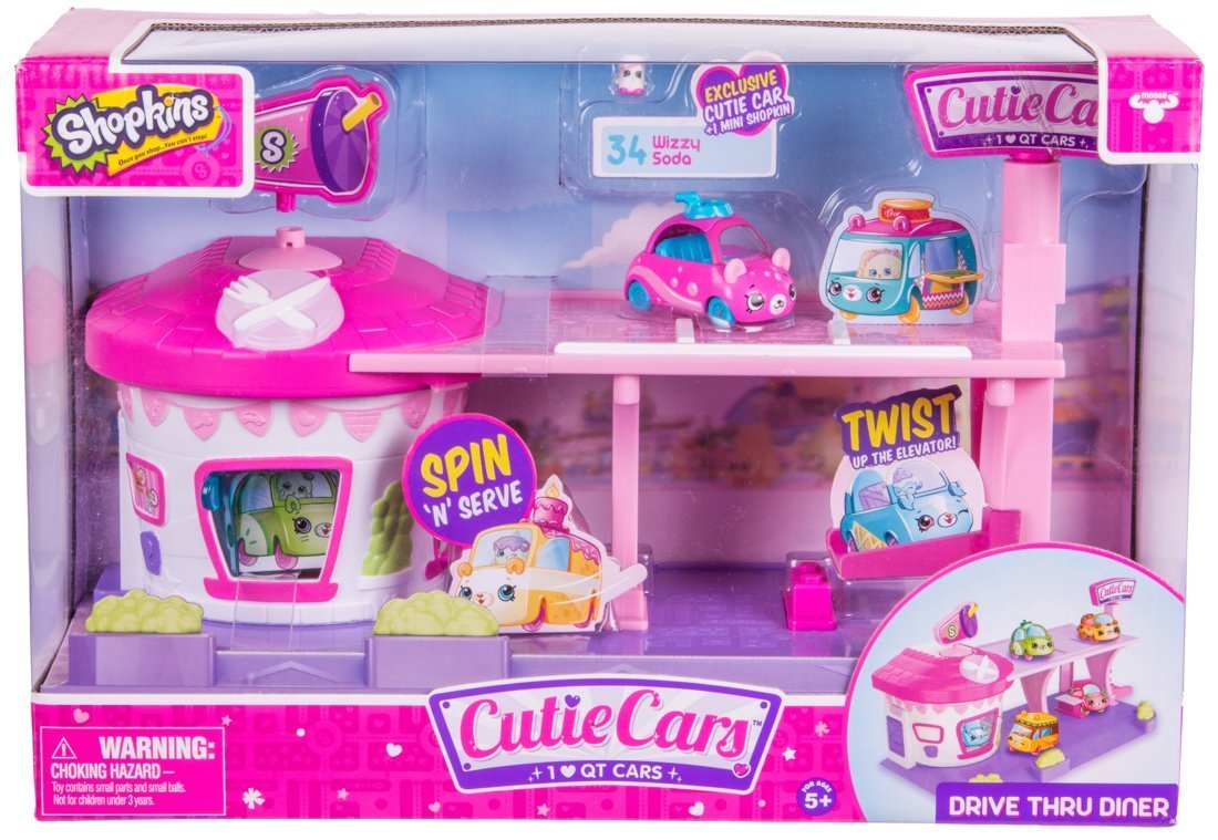 Shopkins: Cutie Cars - Drive Thru Diner Playset