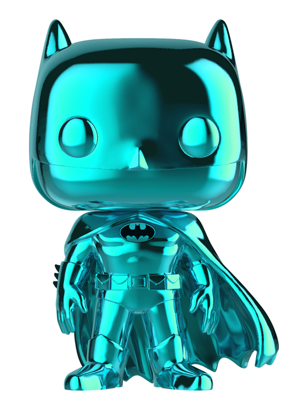 teal chrome batman funko pop