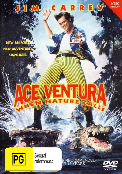 Ace Ventura: When Nature Calls on DVD image