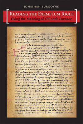 Reading the Exemplum Right by Jonathan Burgoyne image