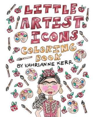 Little Artist Icons Coloring Book image