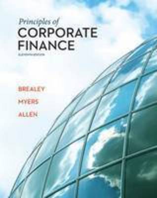 Principles Of Corporate Finance by Richard A Brealey image