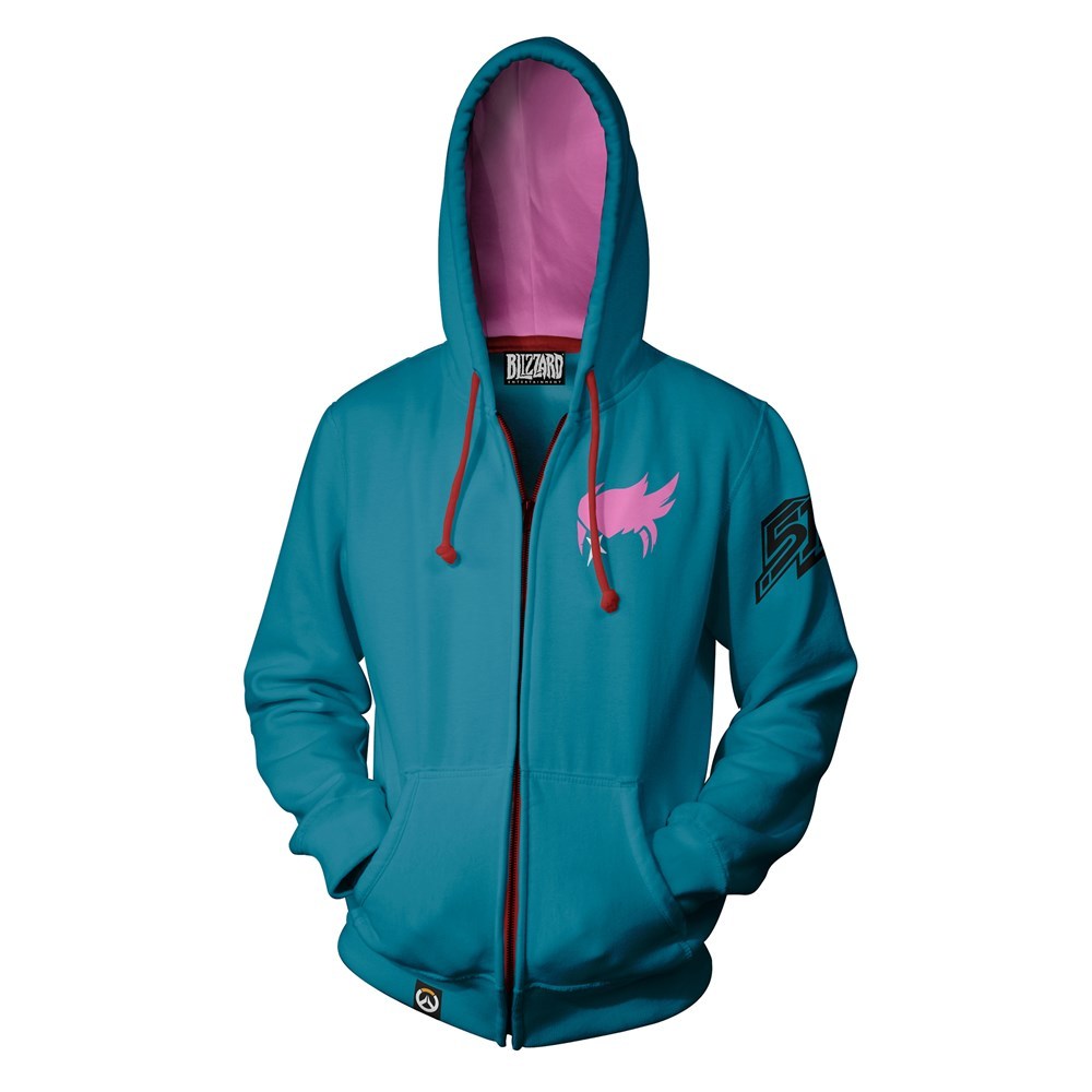 Overwatch Ultimate Zarya Zip-Up Hoodie (Small) image