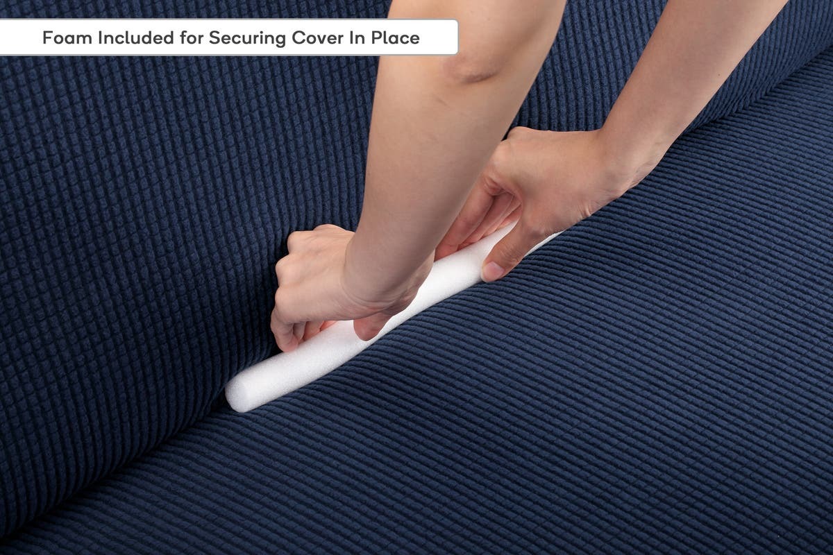 Buy Ovela 2 Seater Sofa Cover Waffle Navy at Mighty Ape NZ