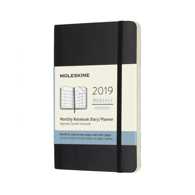 Buy Moleskine 2019 Pocket Soft Cover 12Month Monthly Notebook Planner