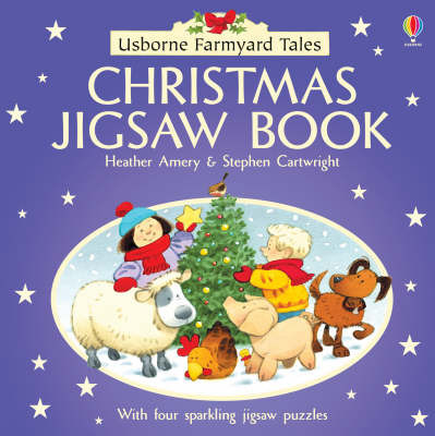 Farmyard Tales Christmas Jigsaw Book by Heather Amery image