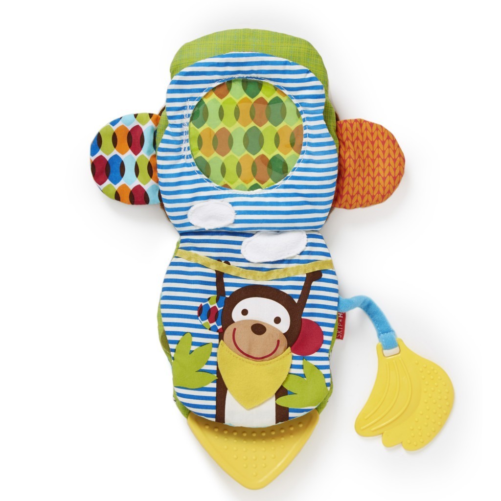 Skip Hop Bandana Buddies Puppet Book - Monkey image