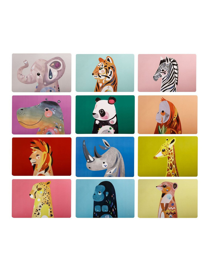 Maxwell & Williams Pete Cromer Wildlife Reversible Placemat Gift Pack