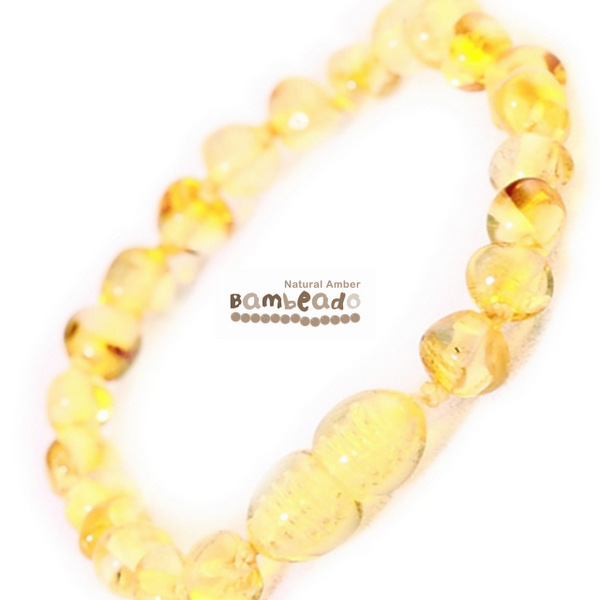 Bambeado Amber Bracelet Baby Bud - Lemon image