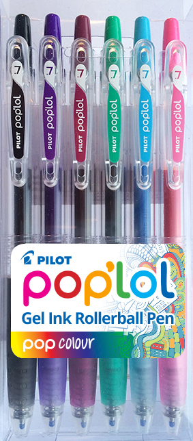 Pilot Pop'Lol Gel Pen 6 Pack - Colours image
