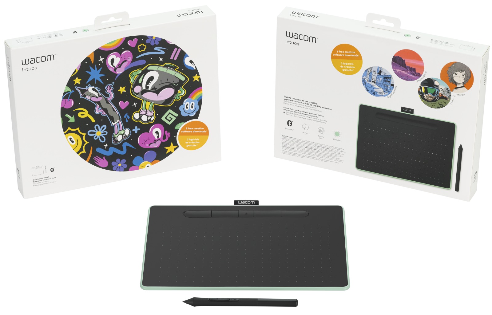Wacom Intuos Medium Bluetooth Pistachio image