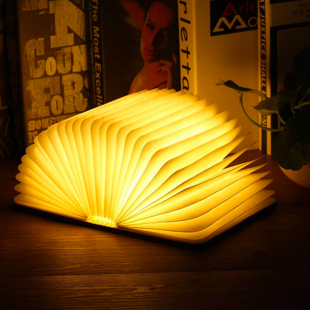 Folding Book LED Mood Lamp (Rechargeable)