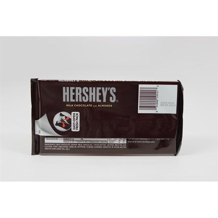 Hershey's Giant Milk Chocolate Bar: Almond 192g image