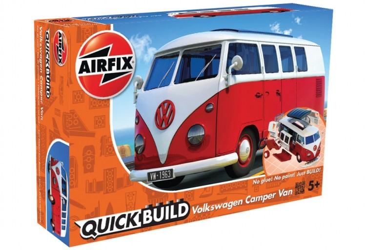 Airfix Quickbuild VW Camper Scale Model Kit image