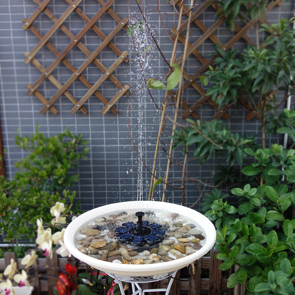Floating Solar Outdoor Water Fountain Pump image