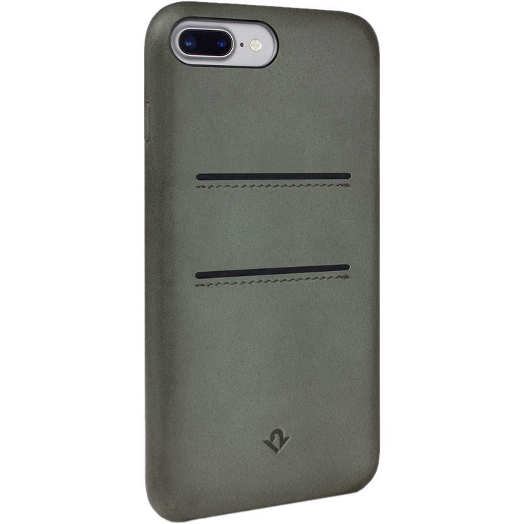 Twelve South Relaxed Leather case w/pockets for iPhone 6/6S/7 Plus (Dried Herb) image