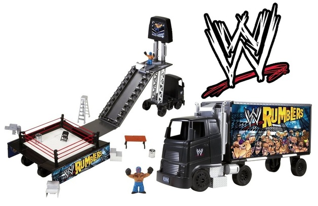 wwe rumblers truck