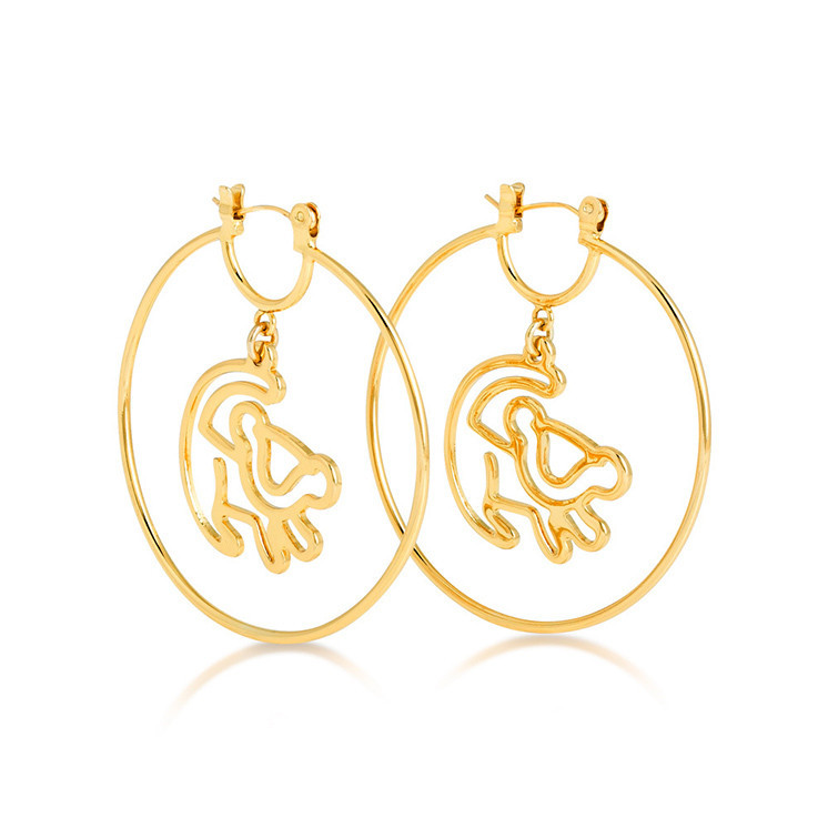 Disney Couture The Lion King Simba Earrings image