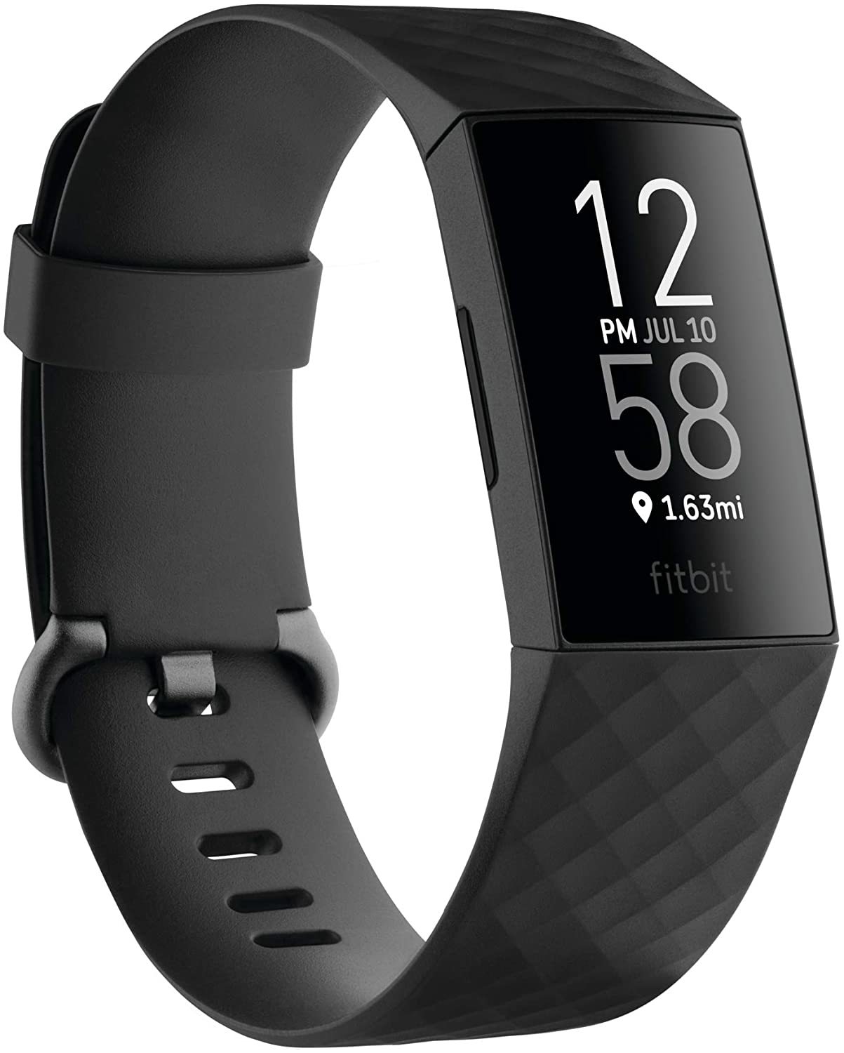 Fitbit Charge 4 Fitness Tracker - Black/Black image