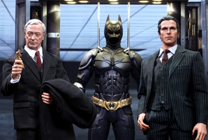 Batman: The Dark Knight Armoury with Bruce Wayne and Alfred 12" Action Figure Set