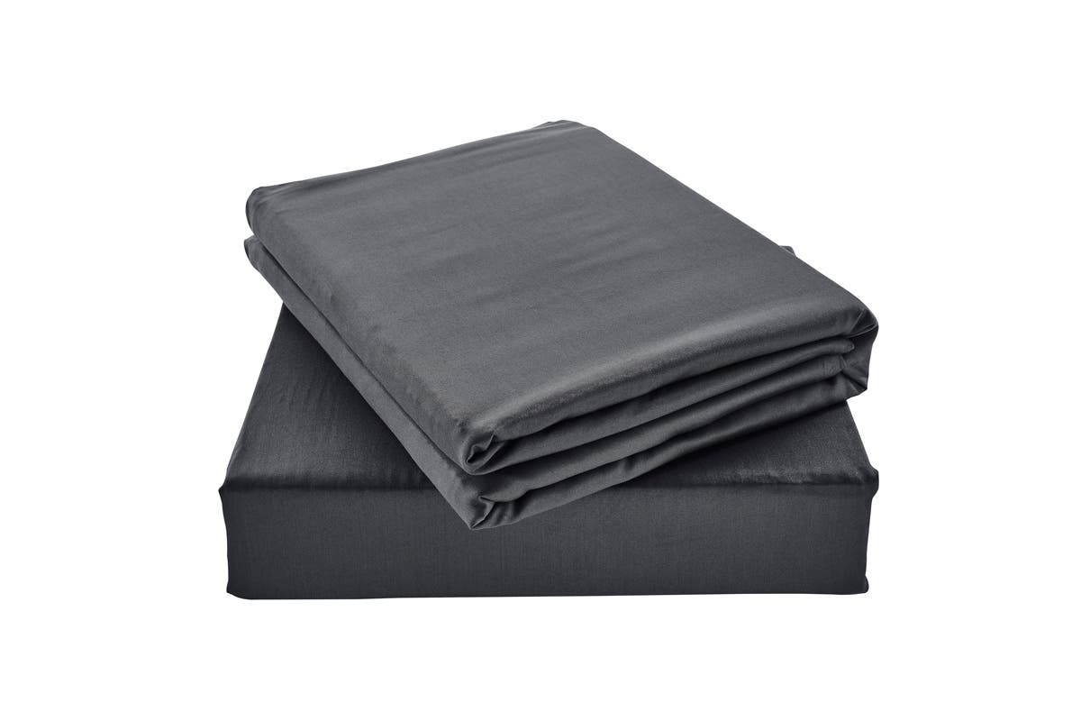 Ovela 100 Natural Bamboo Bed Sheets Set (Queen, Charcoal) at Mighty
