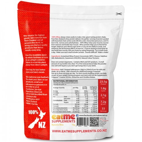 Eat Me 100% Whey Protein 1kg - Velvet Vanilla image