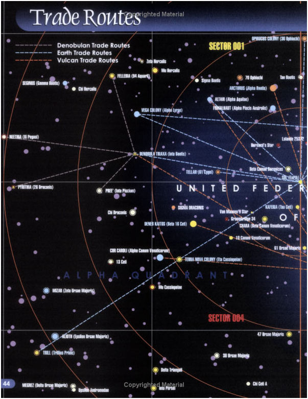 Star Trek: Star Charts by Geoffrey Mandel image