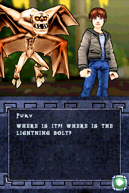 Percy Jackson & The Olympians: The Lightning Thief on DS