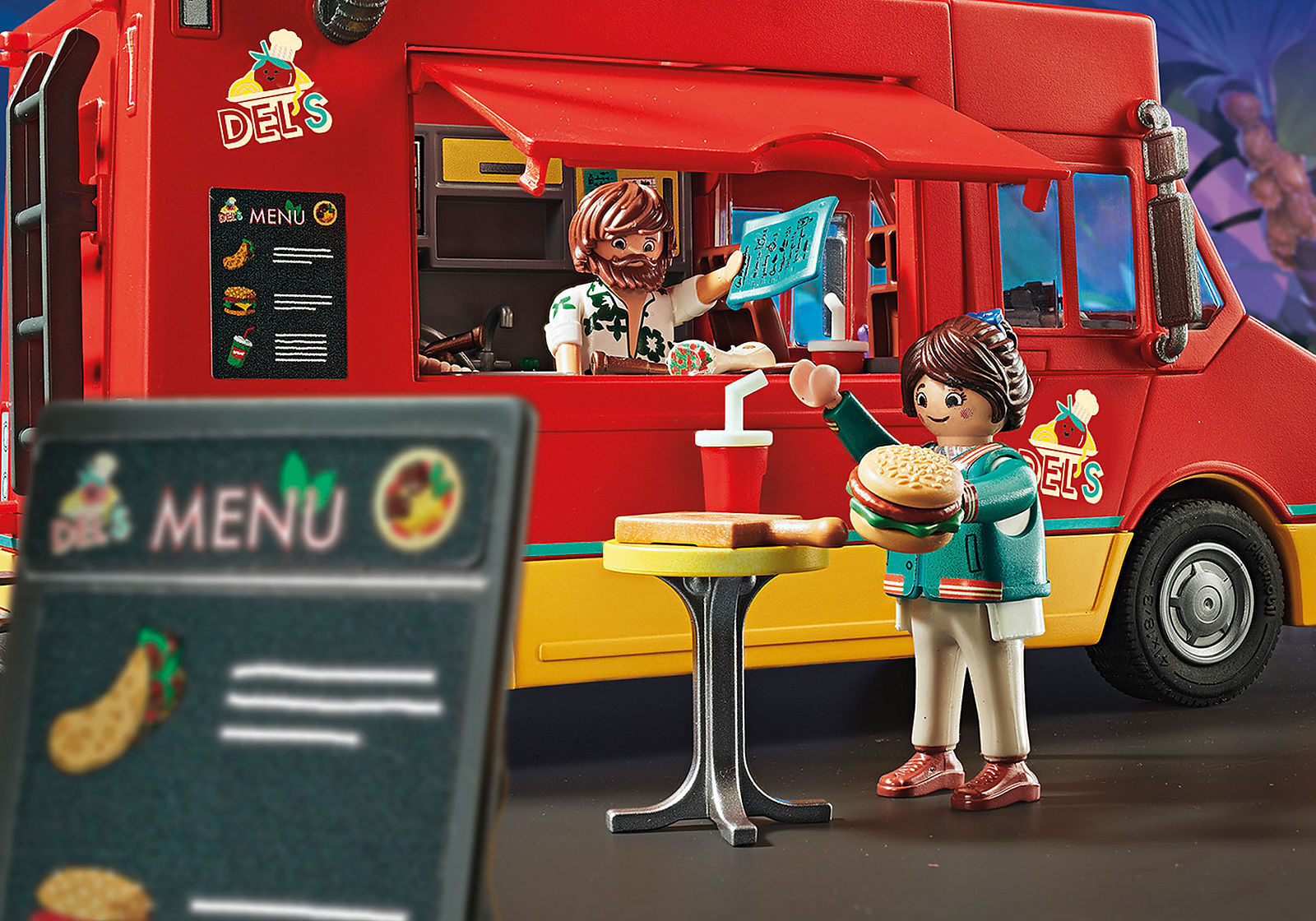 Playmobil: The Movie - Del‘s Food Truck (70075) image