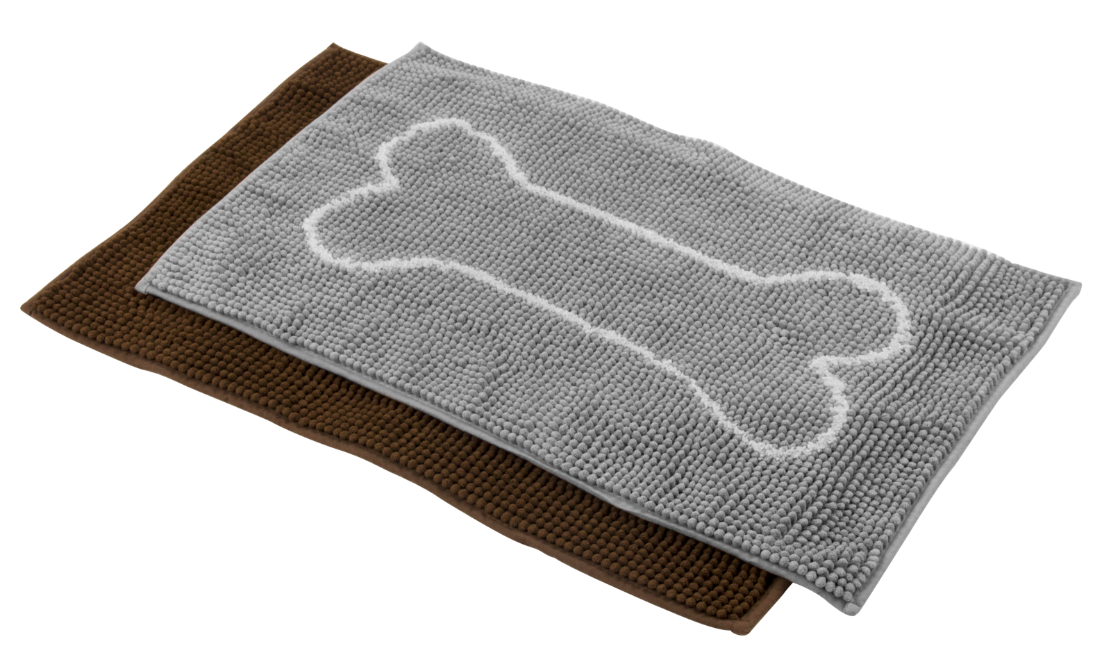 Pawise: Microfiber Chenille Dog Mat - 50x80cm/Charcoal image